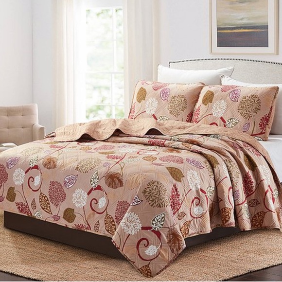 ๐ Autumn Colors Queen Quilt Set ๐ - Picture 9 of 9